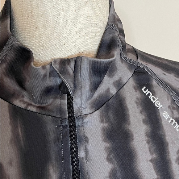 Women’s Under Armour ColdGear ¼ Zip Pullover Black Gray Long Sleeve Size L - Picture 4 of 5